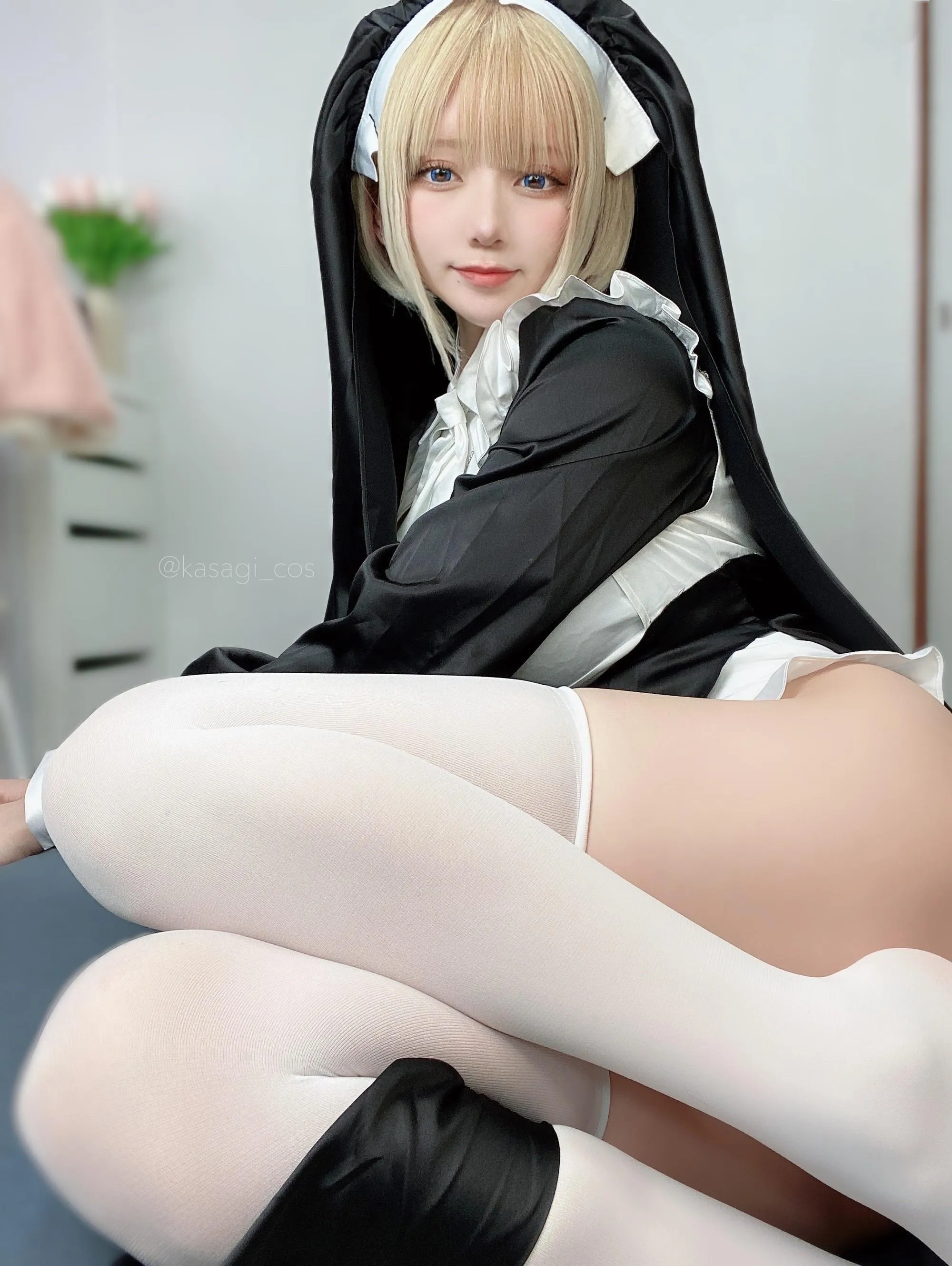 かさぎkasagi – NO.004 Fantia 2022-06月会员订阅-2022-06-17 念願のスリットシスター [33P]插图7